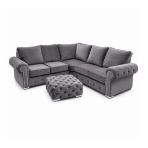Olympia corner sofa with footstool